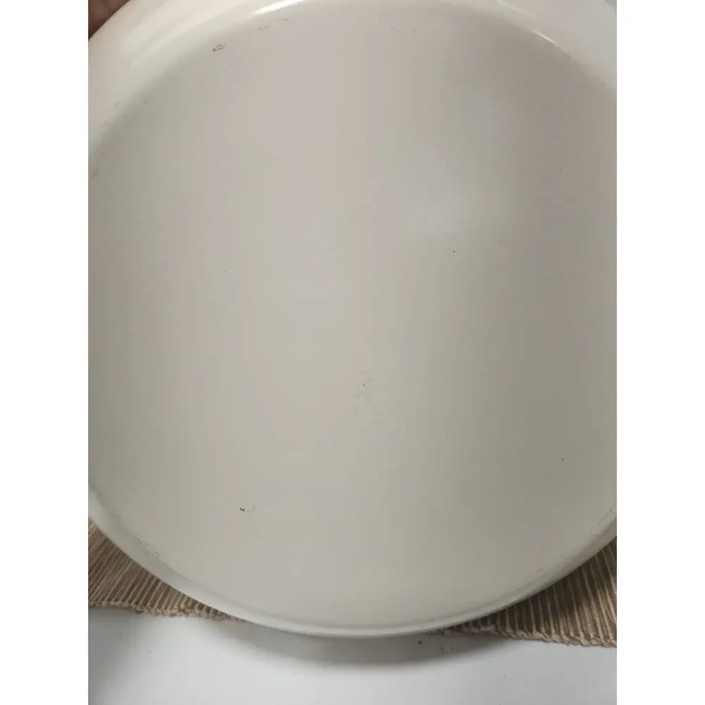 Vintage Enamelware Botanical Herb Casserole Pot 10